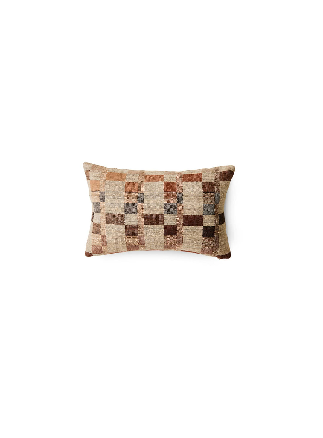 Coussin Bungalow HKliving au style rétro, avec un mélange raffiné de laine et de soie naturelle. rural