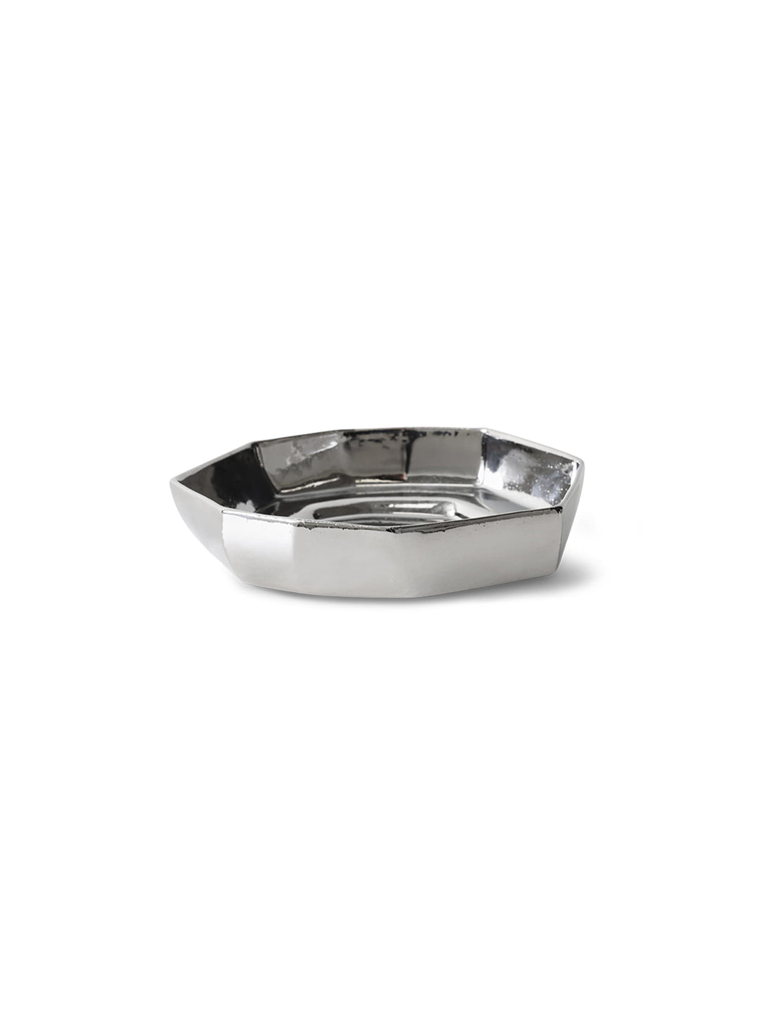 Bol Chrome HKliving : design facetté et finition brillante pour une déco moderne. grand