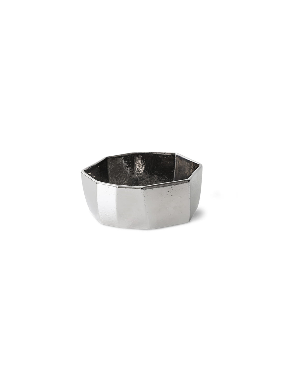 Bol Chrome HKliving : une pièce décorative raffinée au style artistique unique. moyen