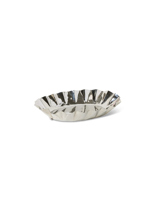 Plateaux Chrome HK Living : plateaux déco sculpturaux, finition brillante et style contemporain. moyen