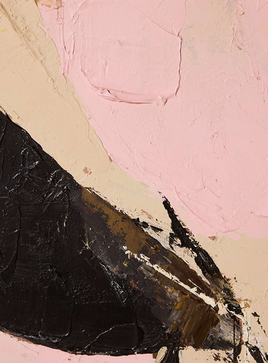 Tableau encadré Colour Cult HKliving, une œuvre multicolore aux nuances douces pour un intérieur calme et créatif.