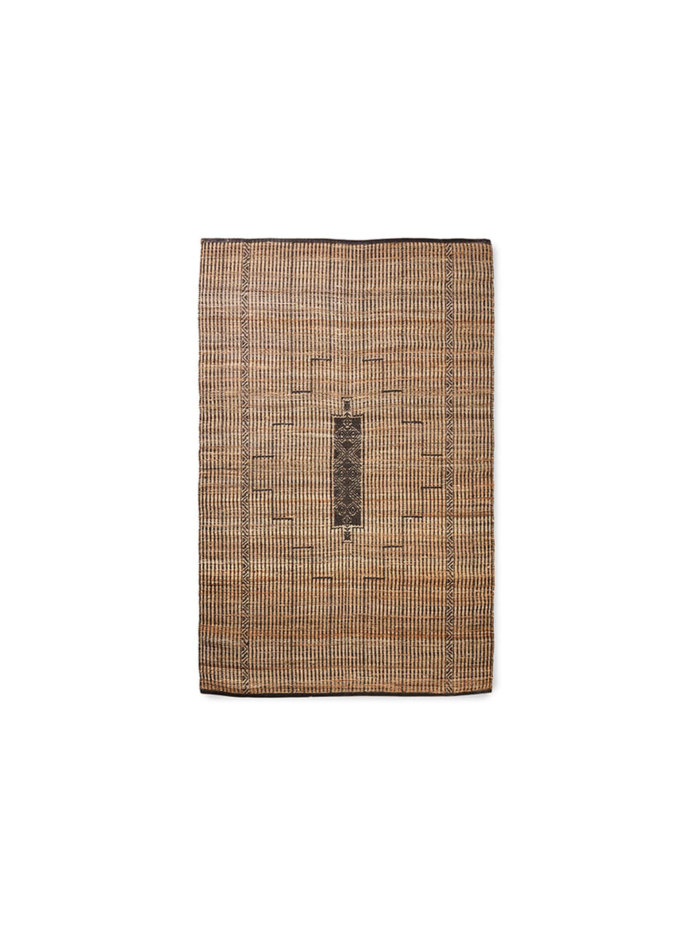 Tapis Desert HKliving : tissage artisanal et palette naturelle beige et brun. petit