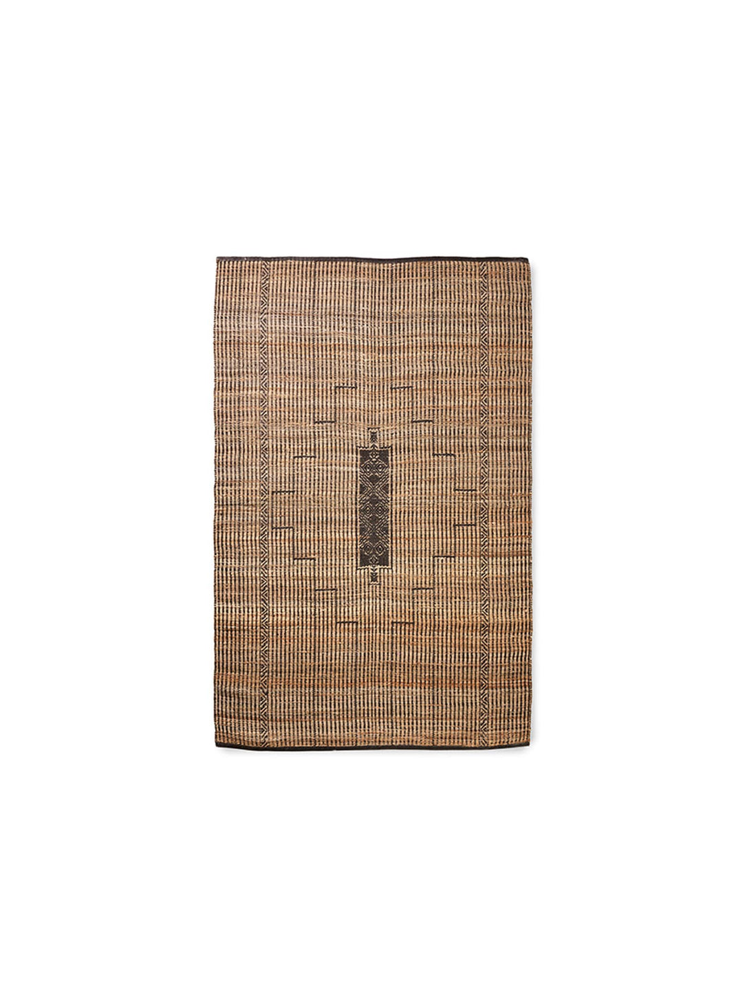 Tapis Desert HKliving : tissage artisanal et palette naturelle beige et brun. petit