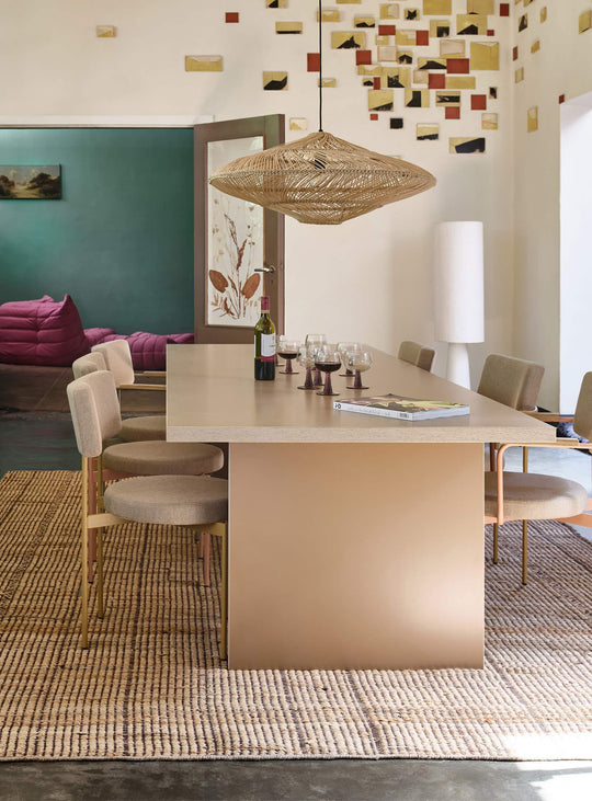 Tapis Desert HKliving : design bohème et motifs géométriques inspirés du Moyen-Orient. grand