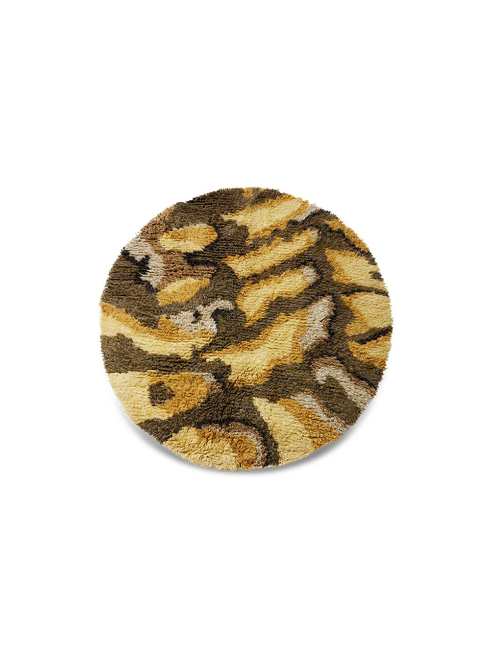 Dunes de HKliving : tapis en laine aux tons sable, brun et ocre pour une déco zen.