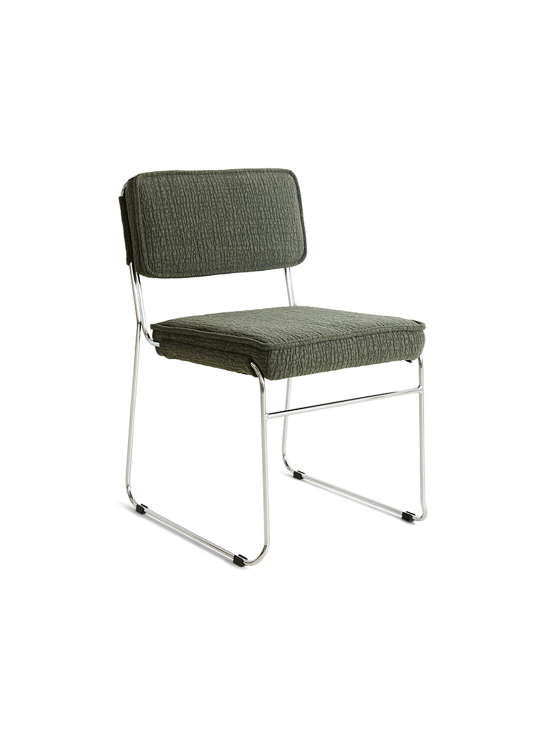 Chaise Endless HKliving : chaise rembourrée au look contemporain. wild olive
