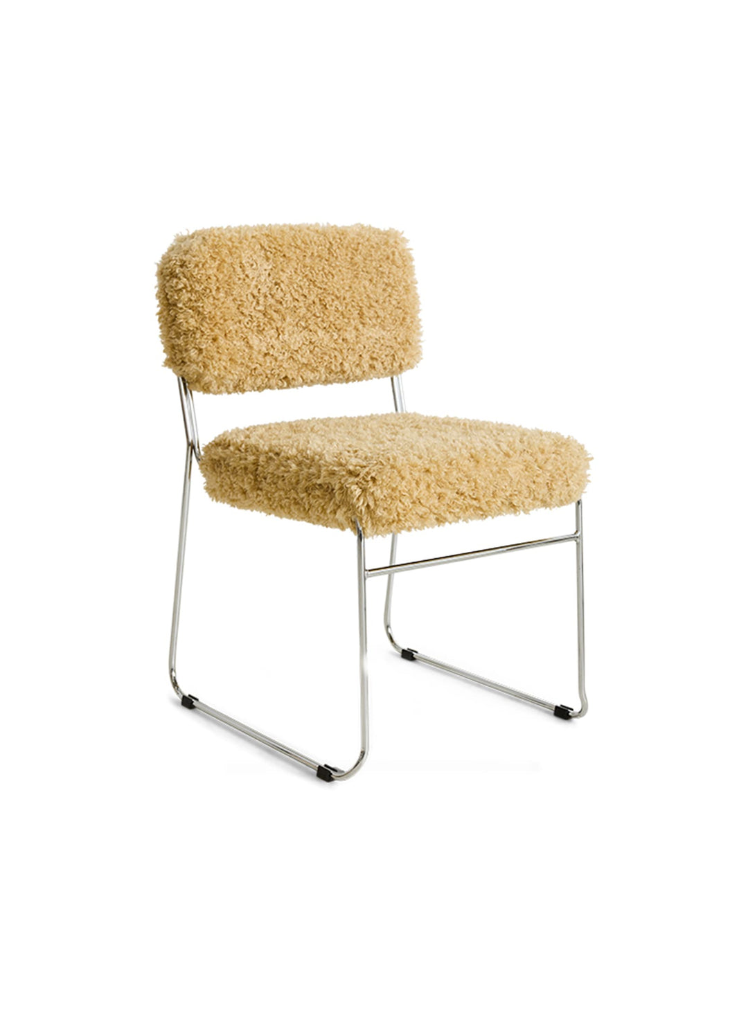 Chaise Endless HKliving : chaise design avec coussins épais. golden
