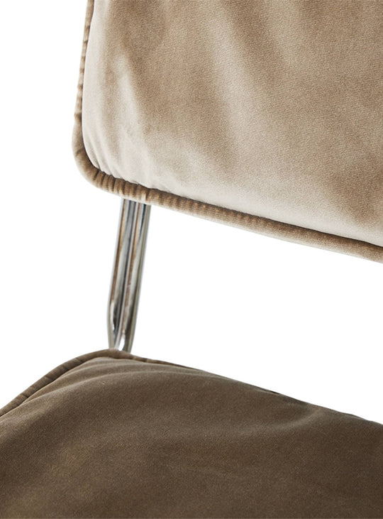 Chaise Endless HKliving : design contemporain avec finition soignée. dirty chai
