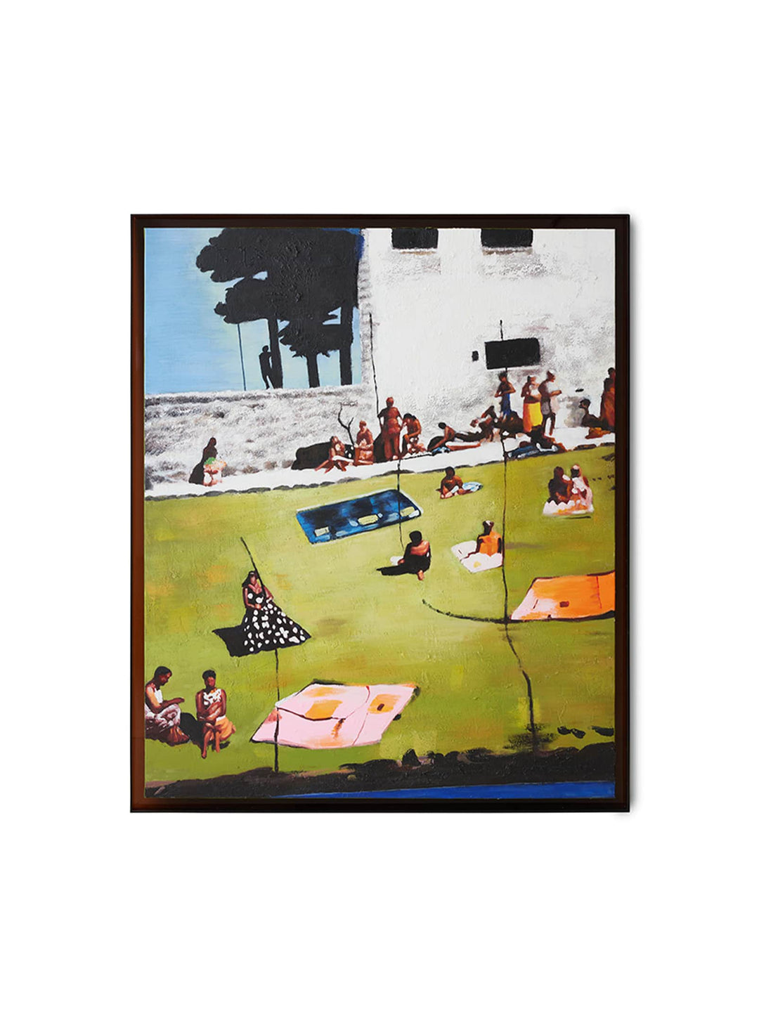 Le tableau encadré Endless Summer de HKliving séduit par son style décontracté et son élégante finition brun chaud.