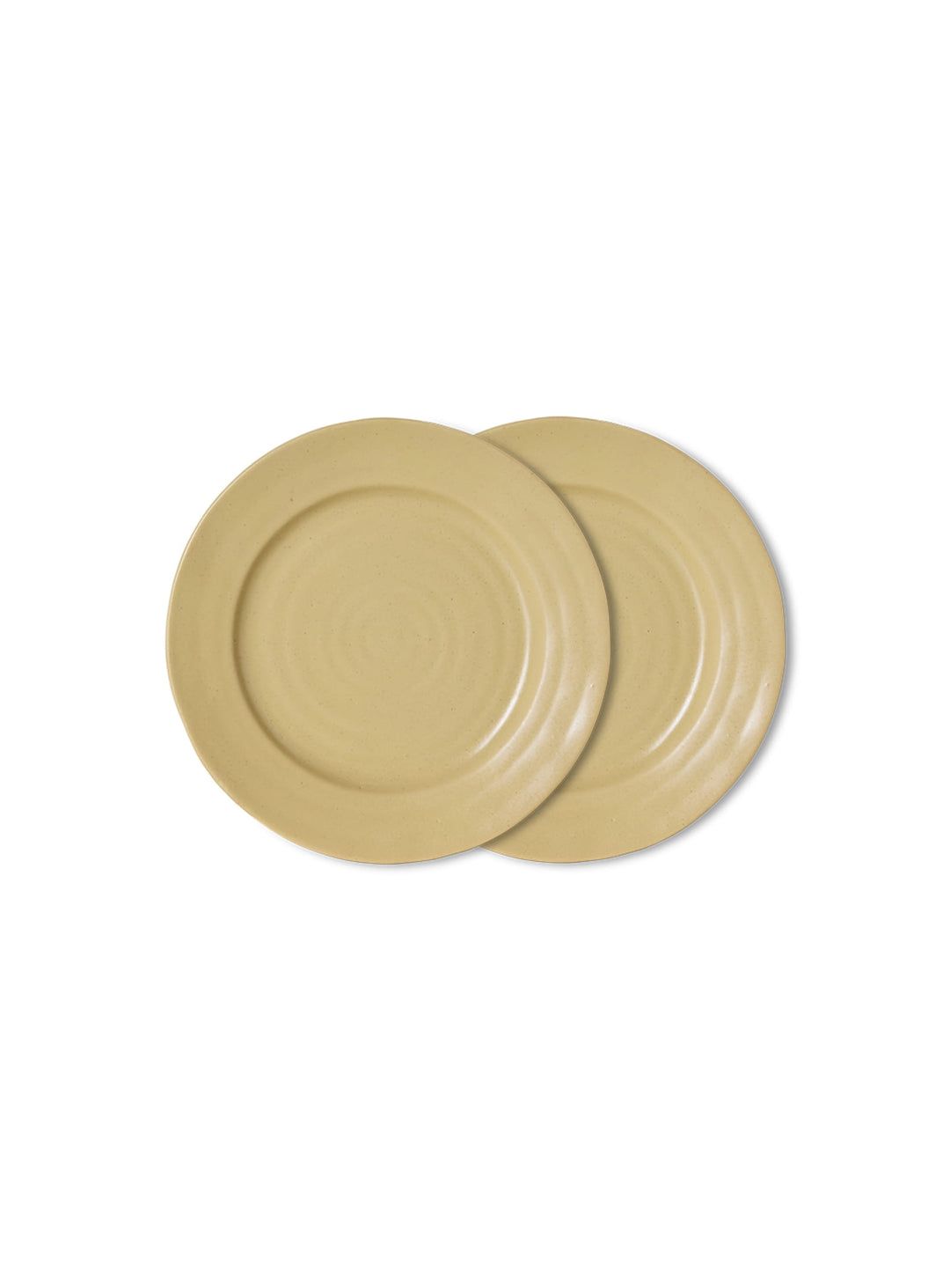 Assiettes à dessert Farmhouse Ceramics HKliving, disponibles en cinq coloris pour une table dépareillée. creme