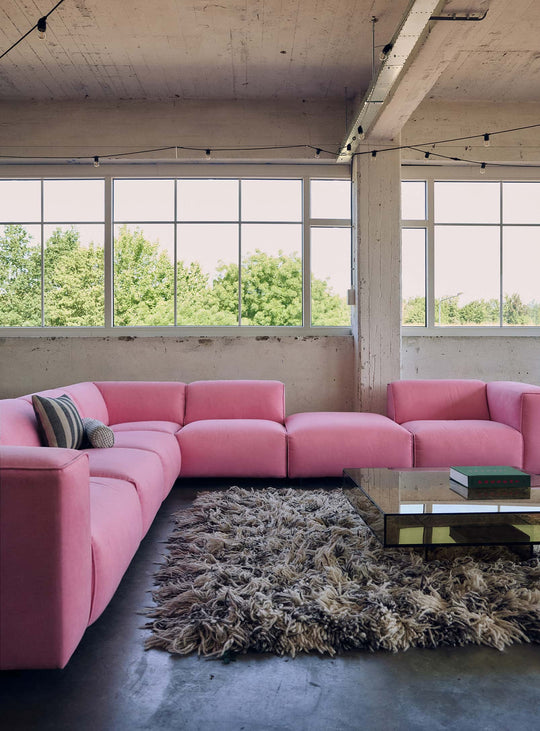 Canapé modulable Flake HKliving, une assise profonde et confortable pensée pour évoluer avec votre intérieur.
