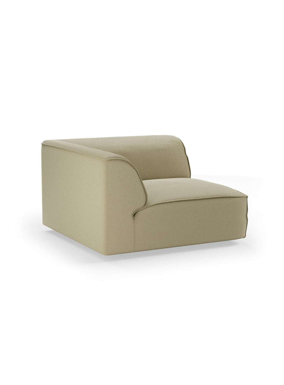 Coin Flake HKliving, une assise confortable et enveloppante pensée pour structurer votre espace de détente.
