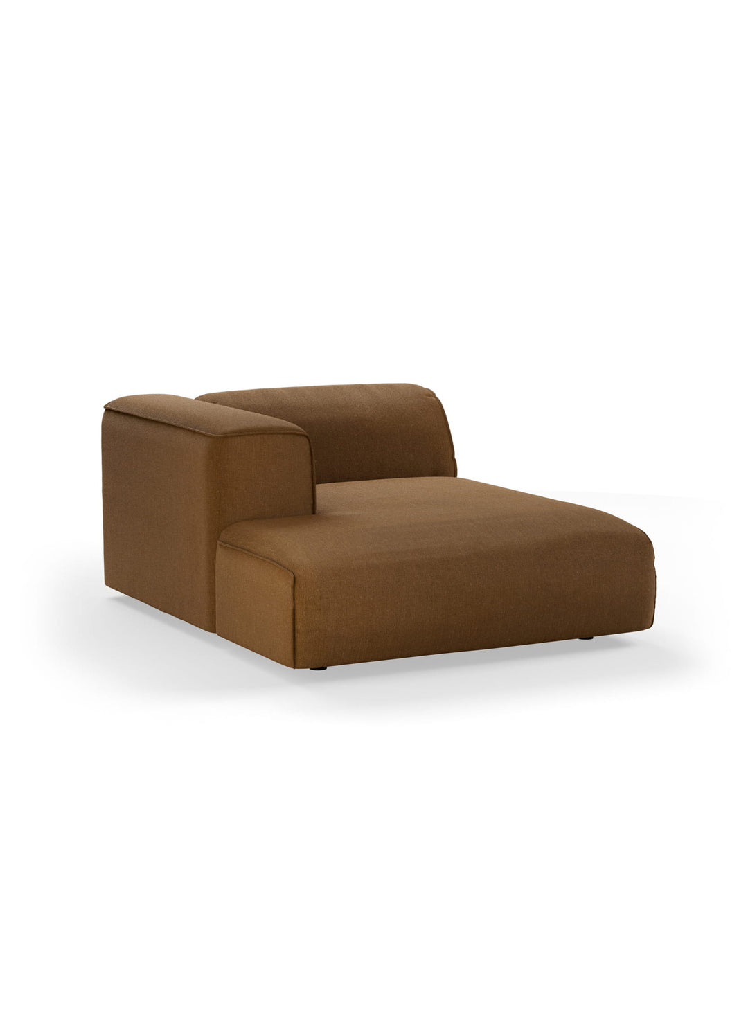Le module section gauche divan Flake de HKliving associe confort enveloppant et lignes contemporaines.