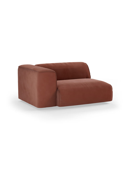 Créez une ambiance chaleureuse avec le module gauche XL Flake de HKliving et ses textures variées.