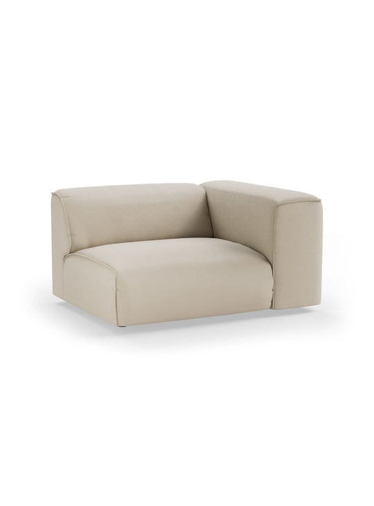 Le module de sofa section droite 1.5 Flake de HKliving offre une assise élargie pour se détendre.