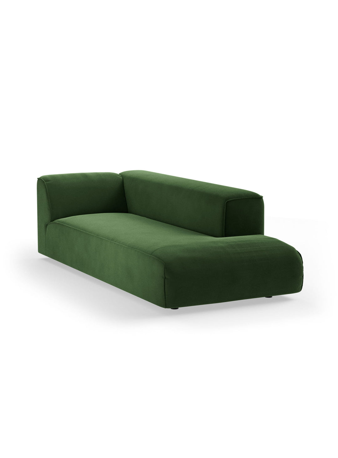 Le module de sofa section droite lounge Flake de HKliving apporte une silhouette douce à votre espace détente.