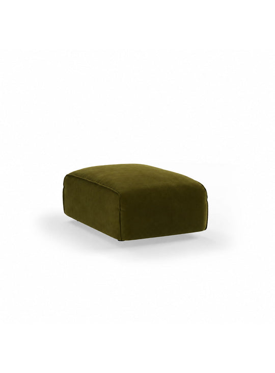 Ottoman Flake HKliving, une pièce modulable aux volumes généreux pour prolonger l’assise avec élégance.