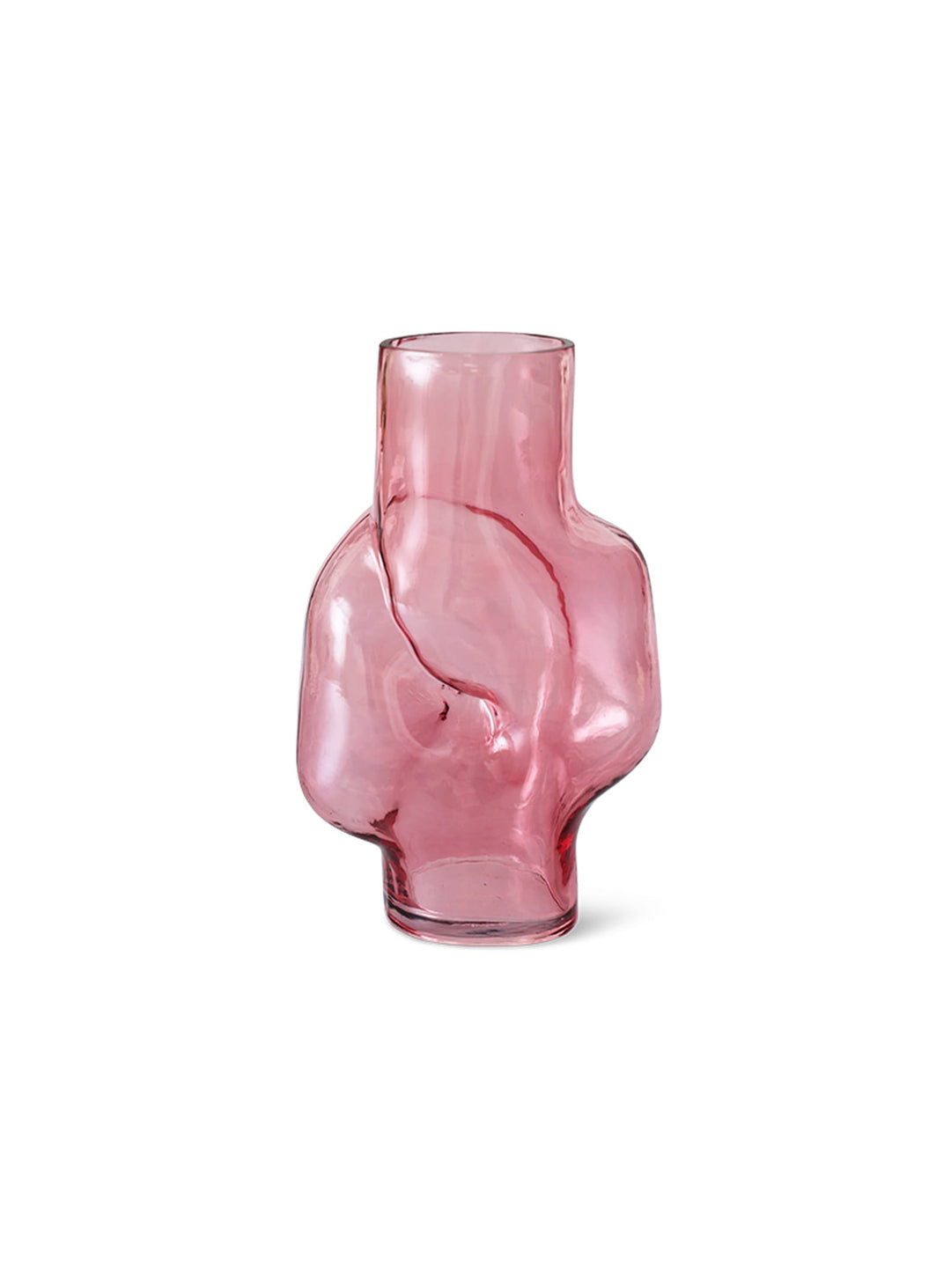 Vase Gleam HKliving : une pièce décorative élégante aux formes fluides et raffinées. rose