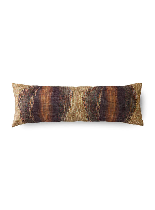 Coussin Gradient HKliving en polyester, au format allongé et au style chaleureux inspiré des tons naturels.