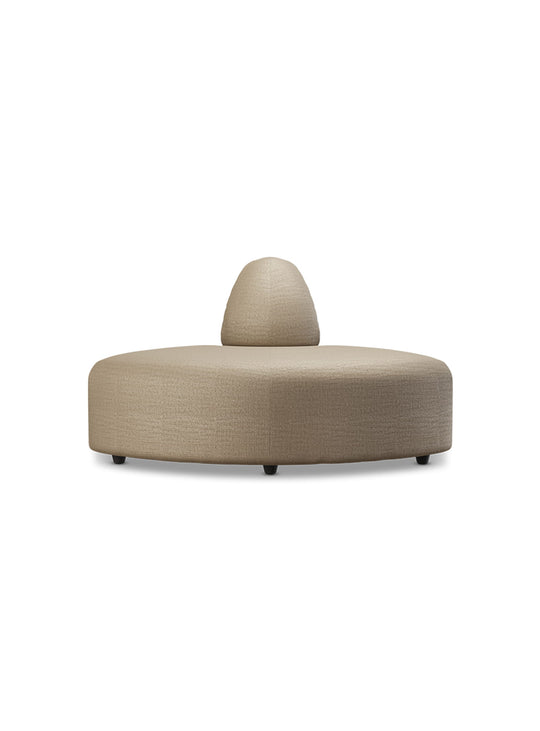 Sofa sectionnel Jax HKliving : design arrondi pour un salon contemporain. terre, angle