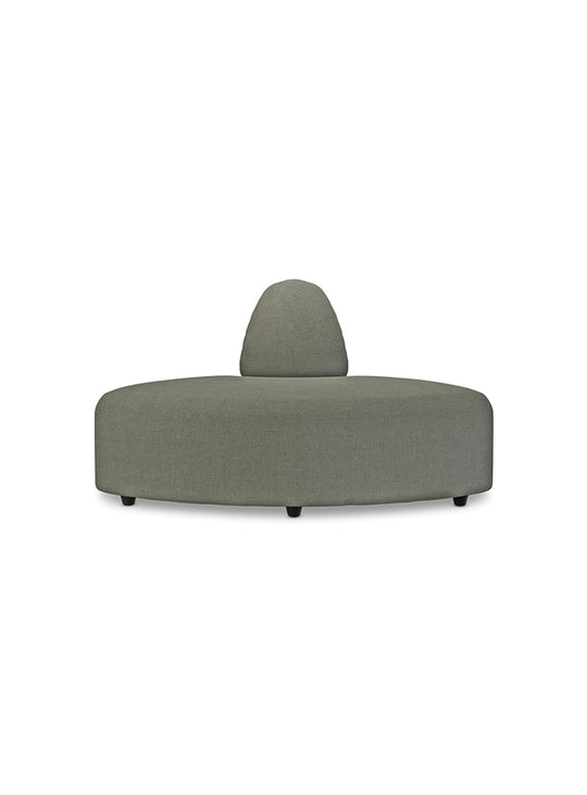 Sofa sectionnel Jax HKliving : design unique pour un salon moderne. vert militaire, angle