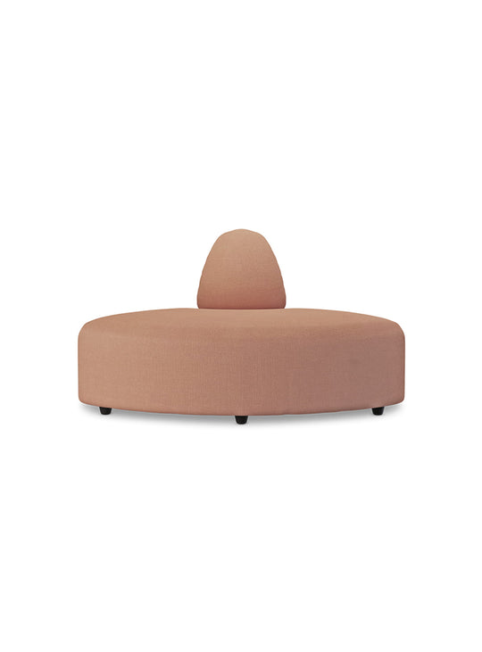 Sofa sectionnel Jax HKliving : créez votre configuration idéale. rose, angle