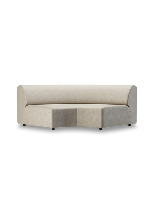 Sofa sectionnel Jax HKliving : canapé cosy et personnalisable. ivoire, arc