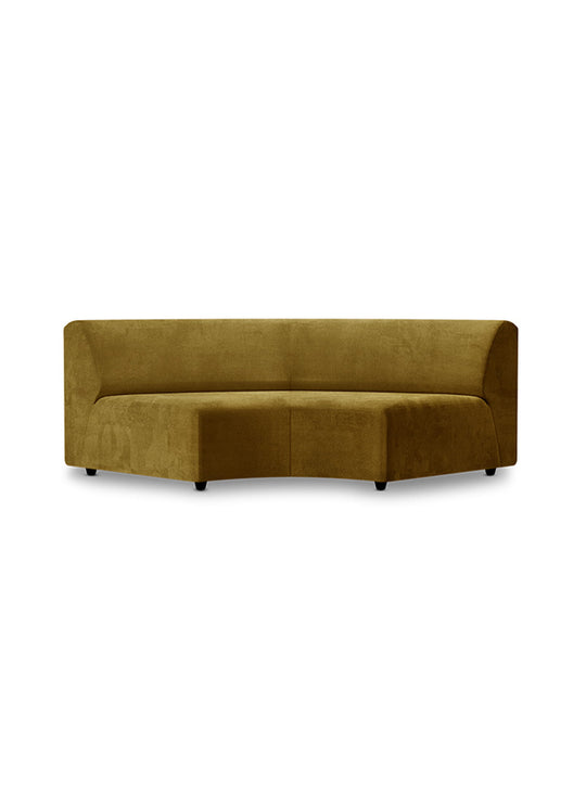 Sofa sectionnel Jax HKliving : canapé design aux multiples configurations. olive, arc