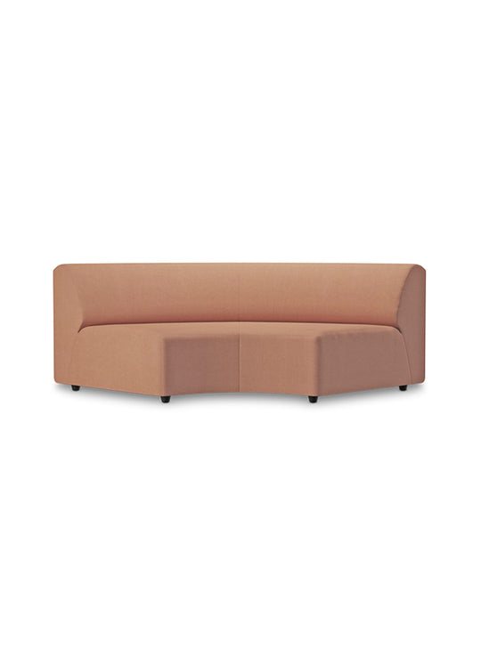 Sofa sectionnel Jax HKliving : canapé design pour salon convivial. rose, arc