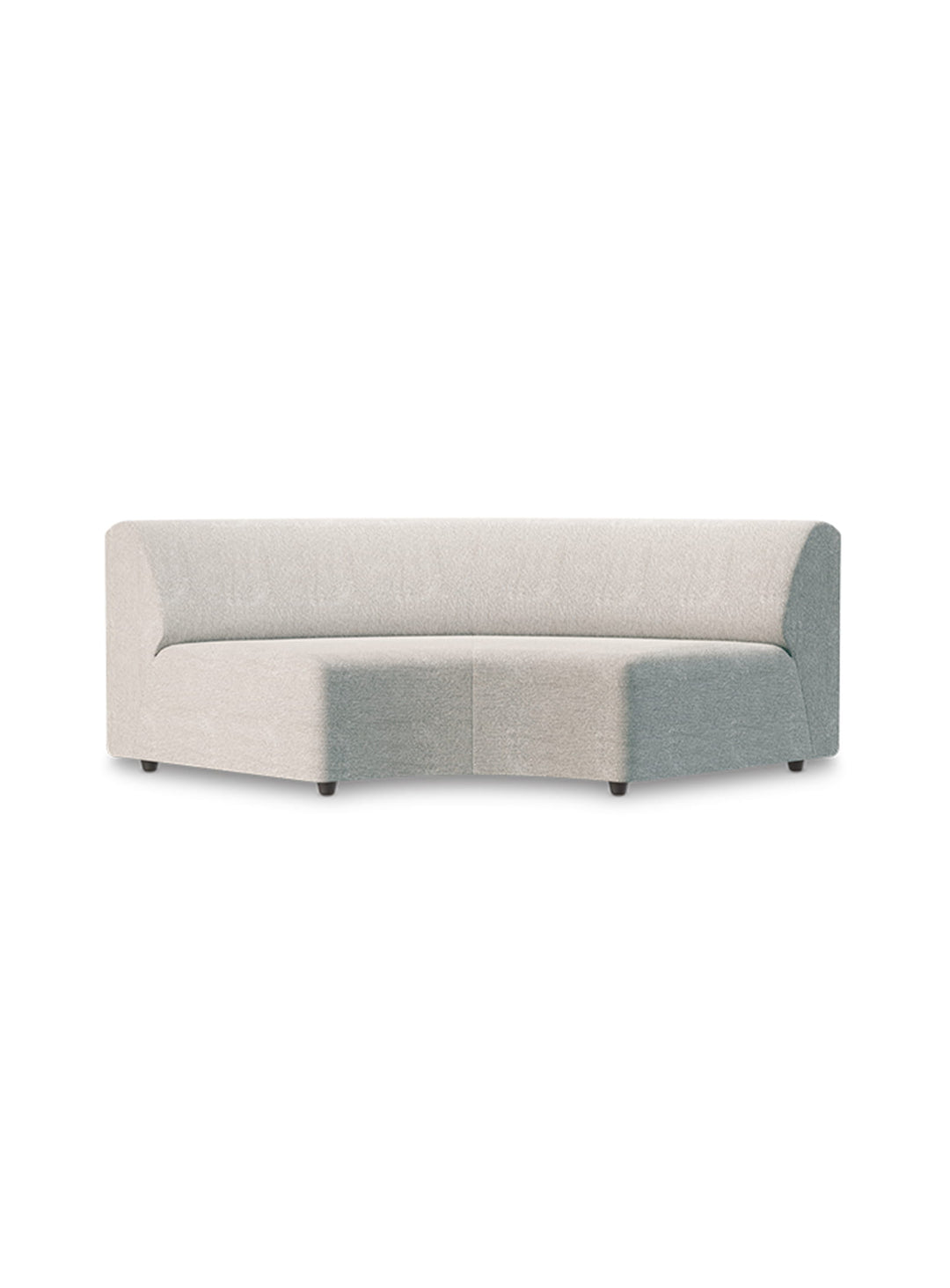 Sofa sectionnel Jax HKliving : canapé design aux lignes douces et modernes. gris, arc