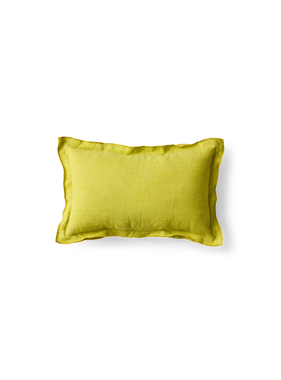 Coussin en lin Lemongrass HKliving, un coussin lumineux en lin pour une décoration colorée.
