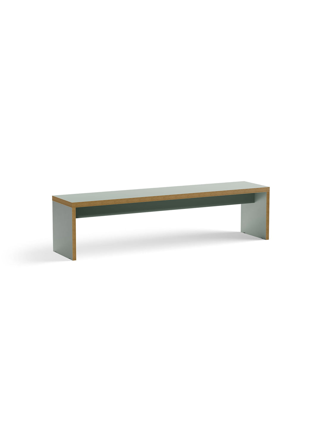 Banc Monolyt HKliving, meuble minimaliste et contemporain pour intérieur tendance. vert pale