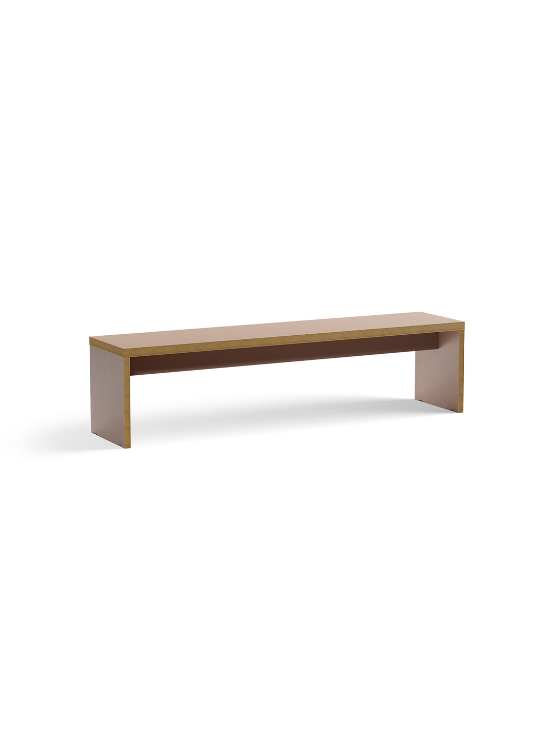 Banc Monolyt HKliving, design sculptural avec détails bois chaleureux. argile