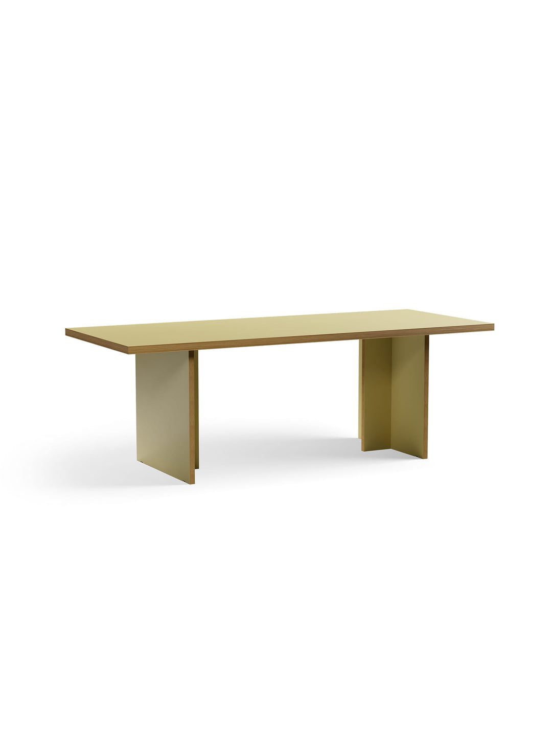 Table Monolyt HKliving, grande table moderne pour recevoir jusqu’à huit personnes. olive