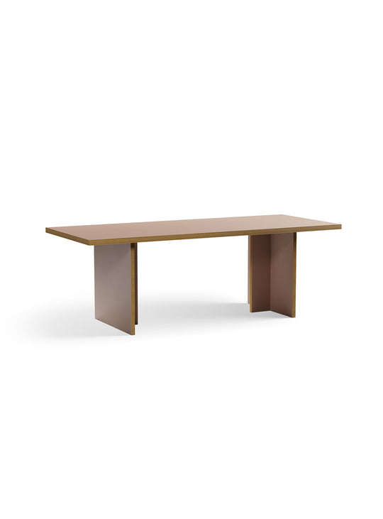 Table Monolyt HKliving, design contemporain avec finitions bois élégantes. argile