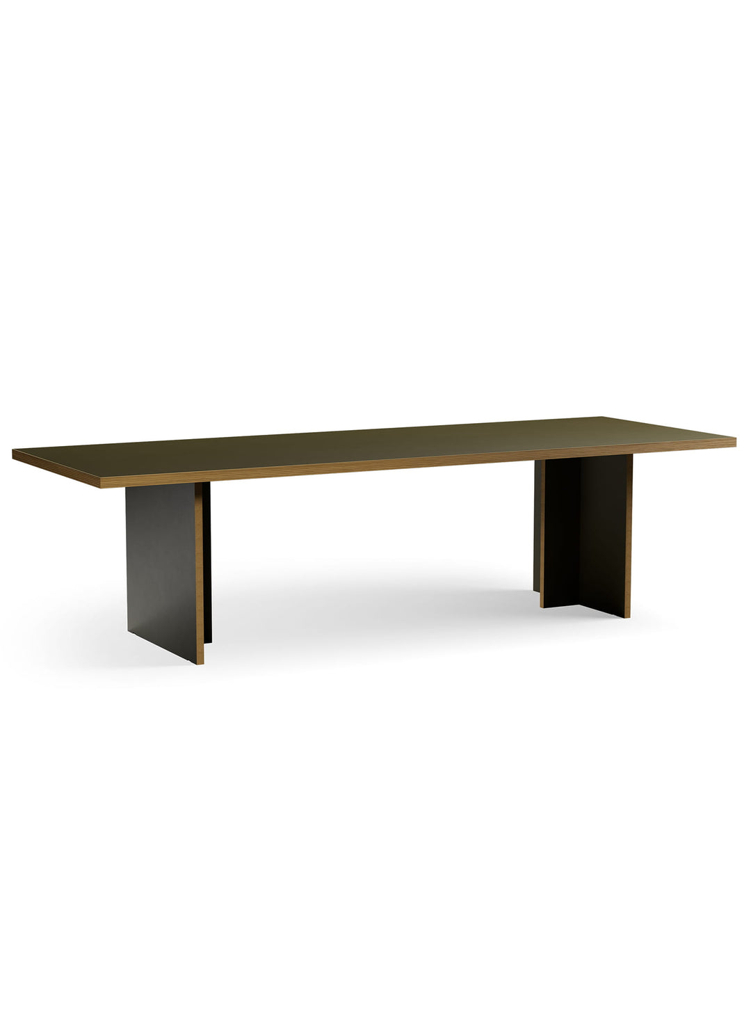 Table Monolyt HKliving, table repas minimaliste pour intérieur moderne ou rétro. forêt