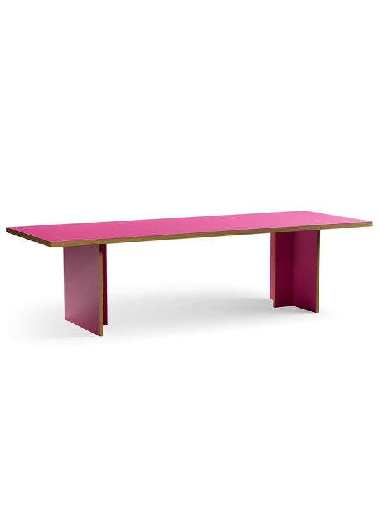 Table Monolyt HKliving, alliance parfaite entre fonctionnalité et esthétique moderne. framboise