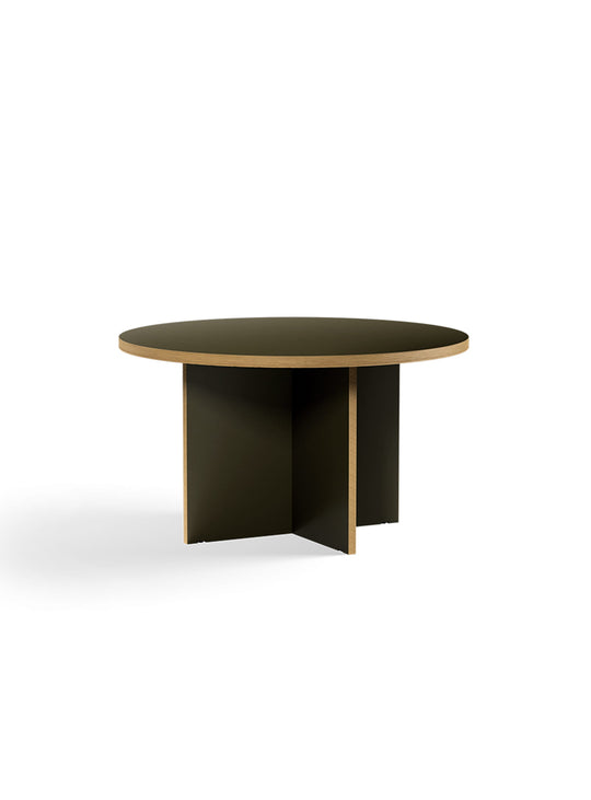 Table ronde Monolyt HKliving, table design compacte au look minimaliste chic. forêt