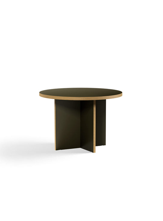 Table ronde Monolyt HKliving, alliance parfaite entre modernité et convivialité. forêt