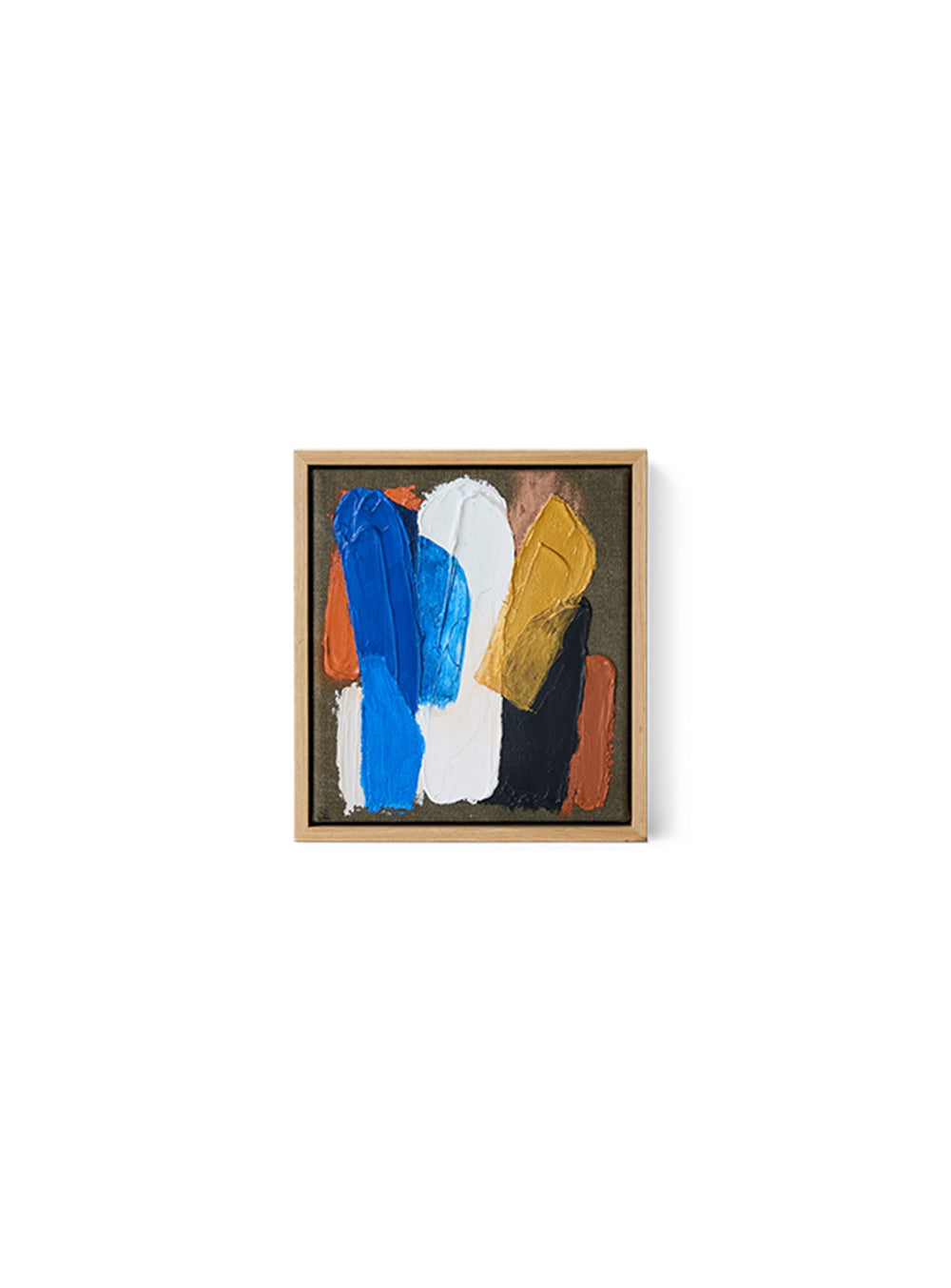 Tableau Moonlight Strokes HKliving, une œuvre compacte qui apporte lumière, texture et poésie à votre intérieur.