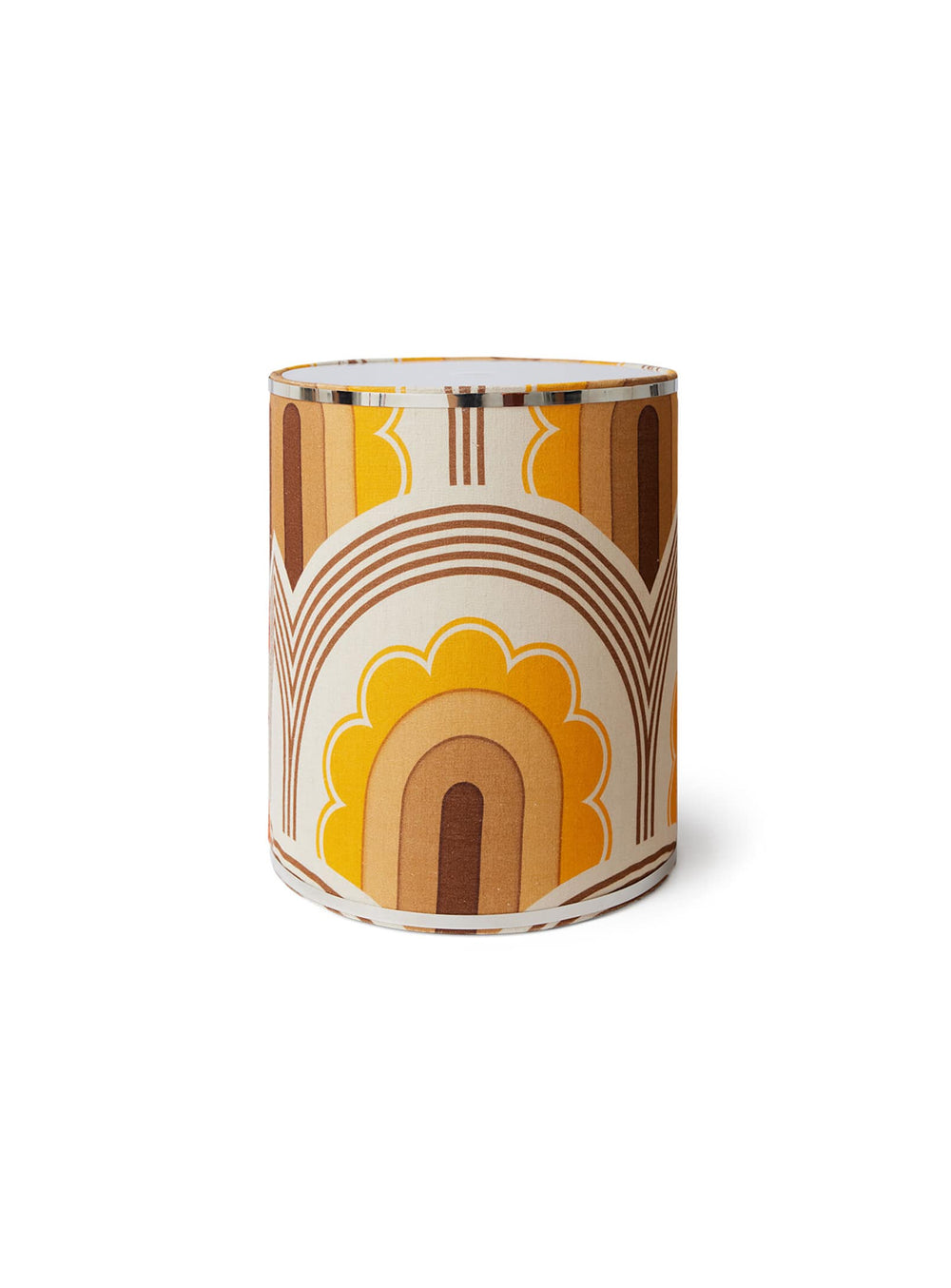 Abat-jour Motif de HKliving : design rétro graphique et lumière tamisée chaleureuse.