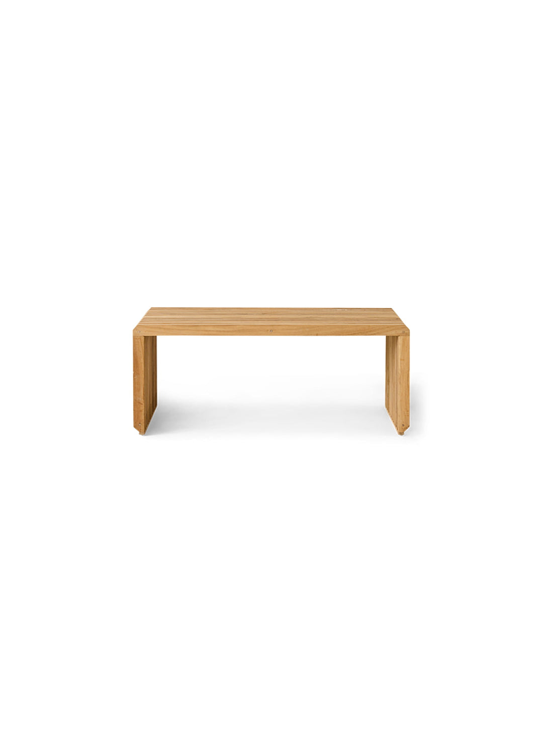 Banc à lattes en teck HKliving, style scandinave et charme naturel. M