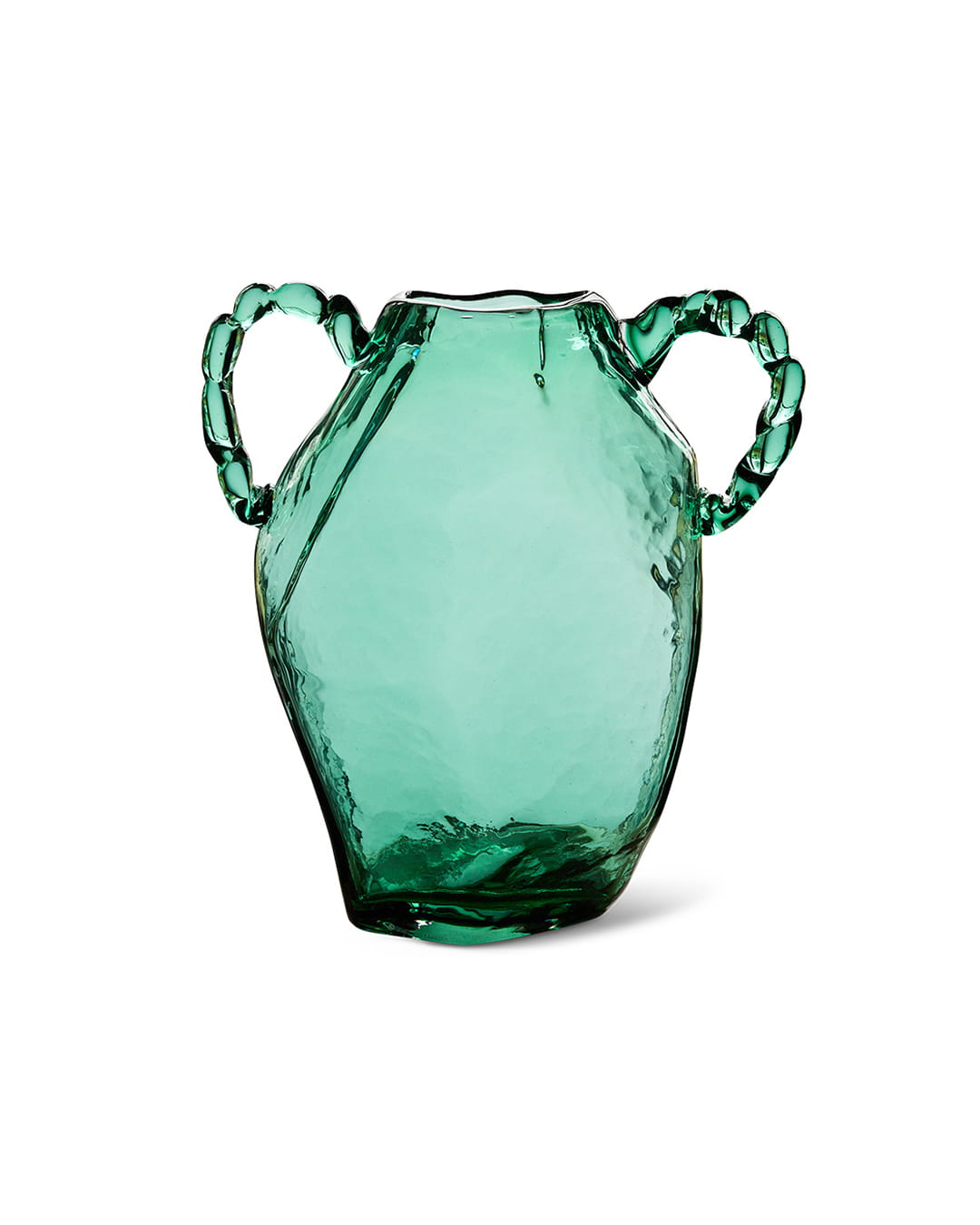 Vase Amfora HKliving, une création en verre soufflé inspirée des pierres précieuses. sapphire