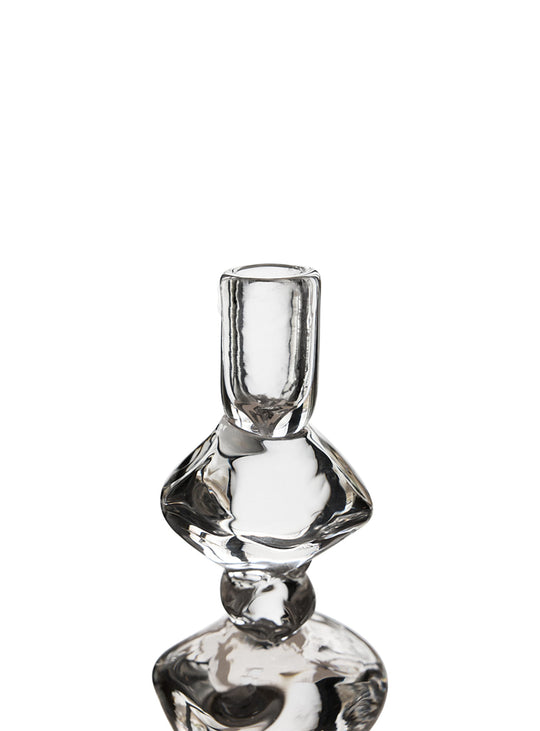 Bougeoir Sikkema HKliving, une création artistique en verre inspirée des pierres précieuses. crystal