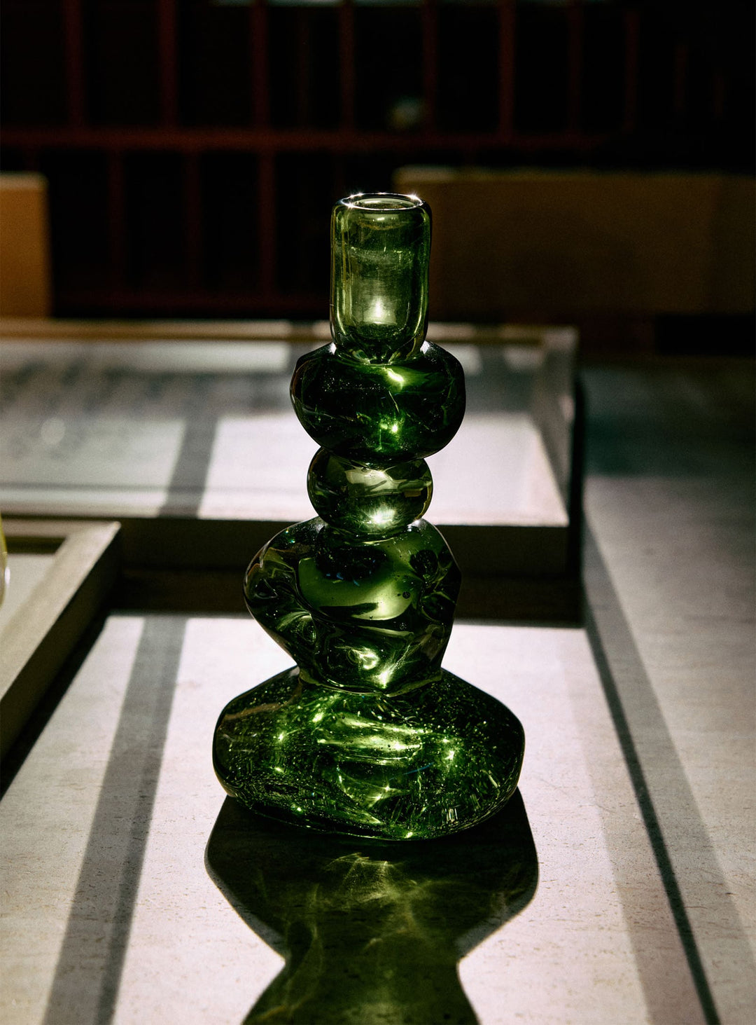 Bougeoir Sikkema HKliving, un design lumineux signé Nienke Sikkema pour HKliving. emerald