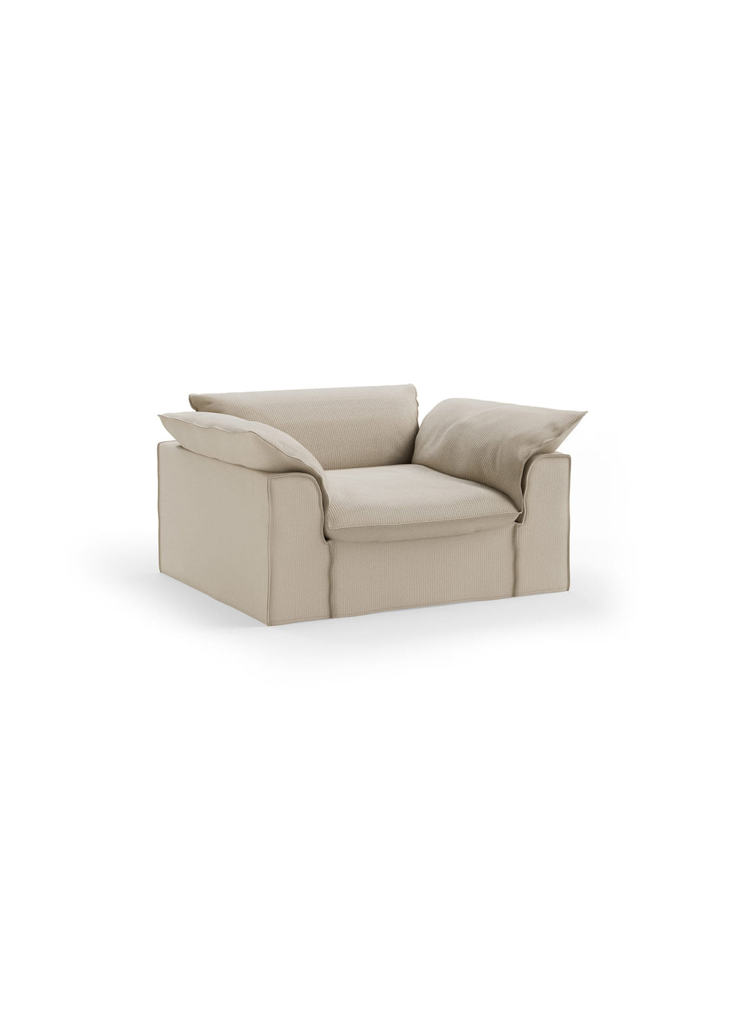 Fauteuil HKliving Nomad : un fauteuil spacieux et personnalisable pour composer un intérieur chaleureux. hay