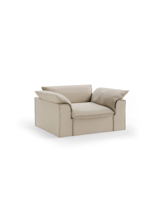 Fauteuil HKliving Nomad : un fauteuil spacieux et personnalisable pour composer un intérieur chaleureux. hay