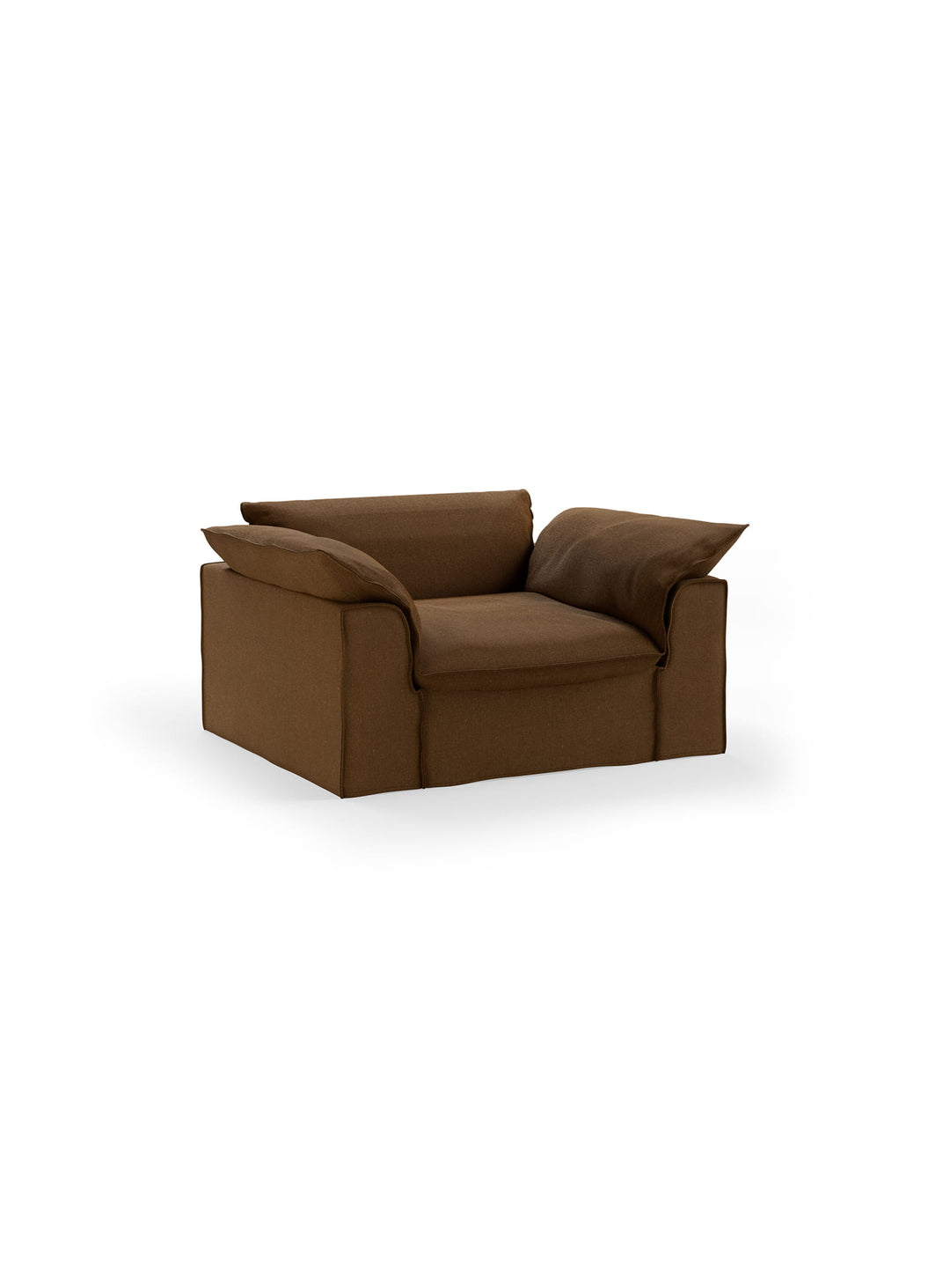 Fauteuil HKliving Nomad : un fauteuil confortable au format loveseat pour profiter pleinement de votre salon. cassave