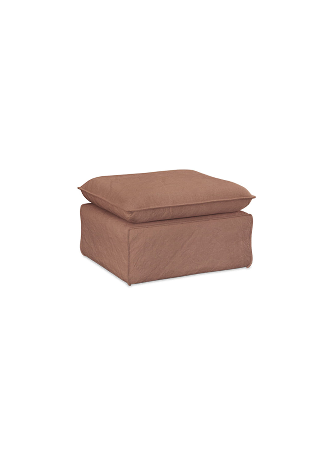 Ottoman HKliving Nomad : un meuble d'appoint pratique au style contemporain. rose
