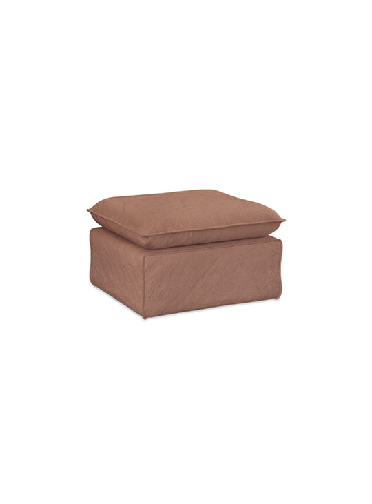 Ottoman HKliving Nomad : un meuble d'appoint pratique au style contemporain. rose